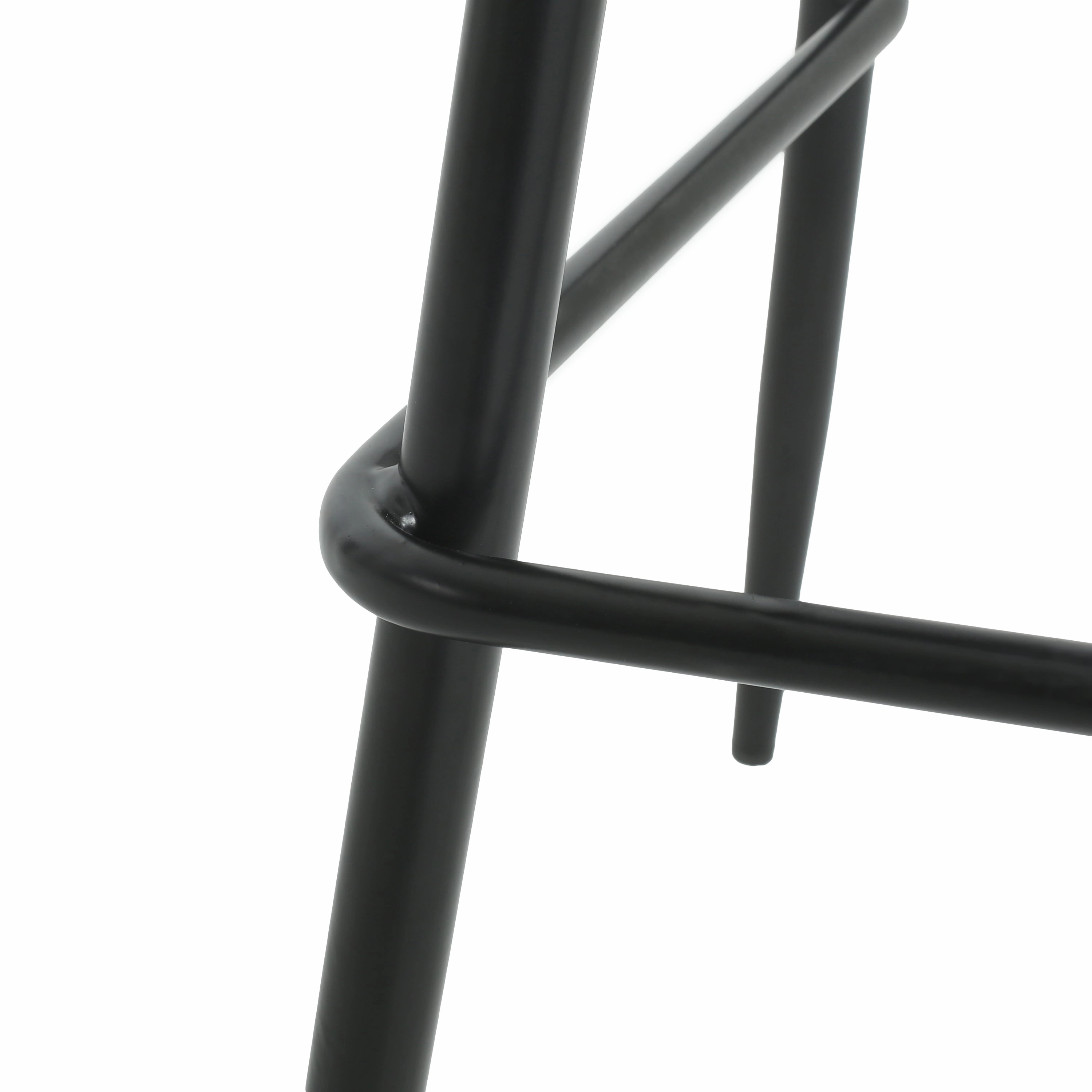 Shinnia Indoor & Outdoor Polypropelene Plastic Gable Barstool, Set of 2