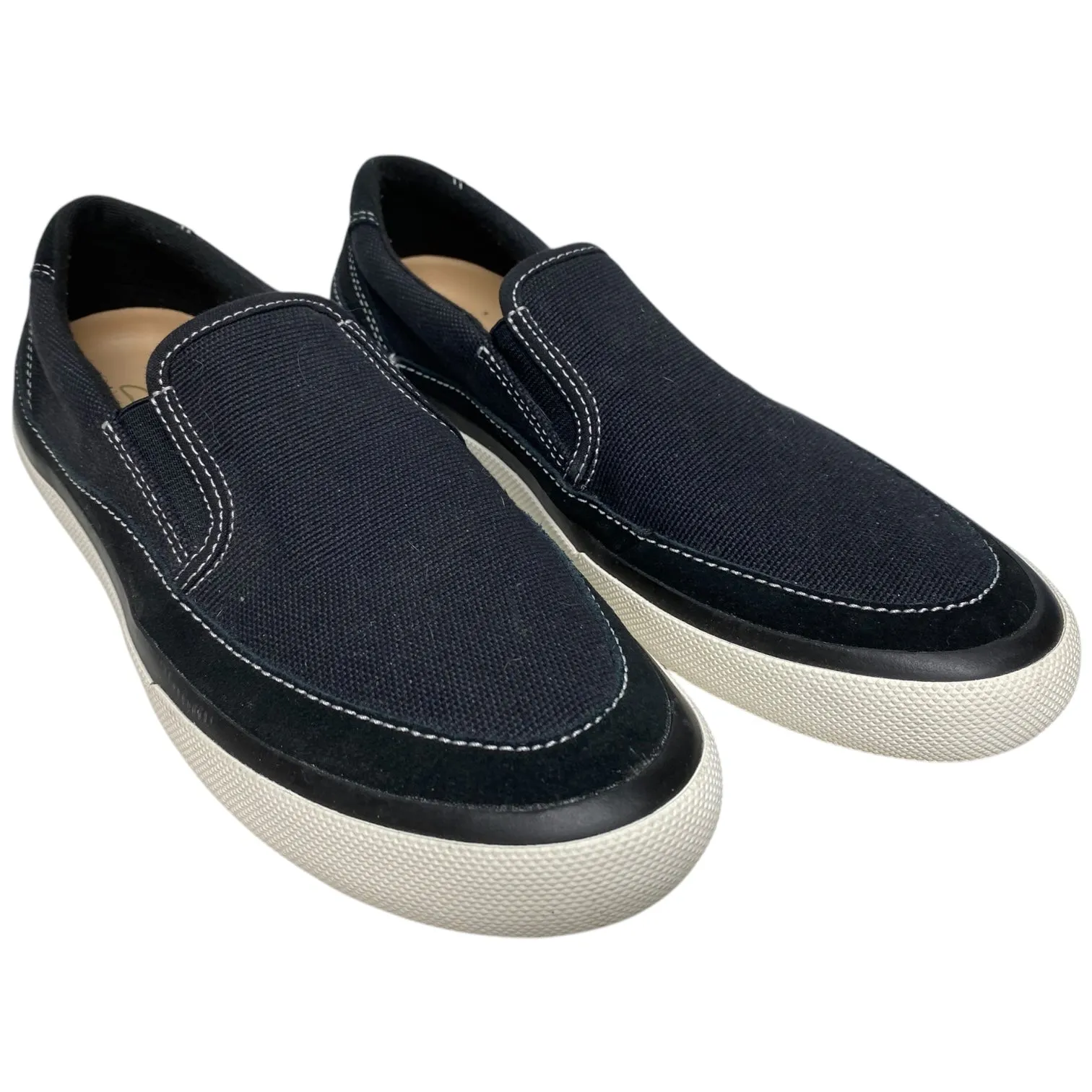 Shoes Flats By Clarks In Black & White, Size: 6 clarks