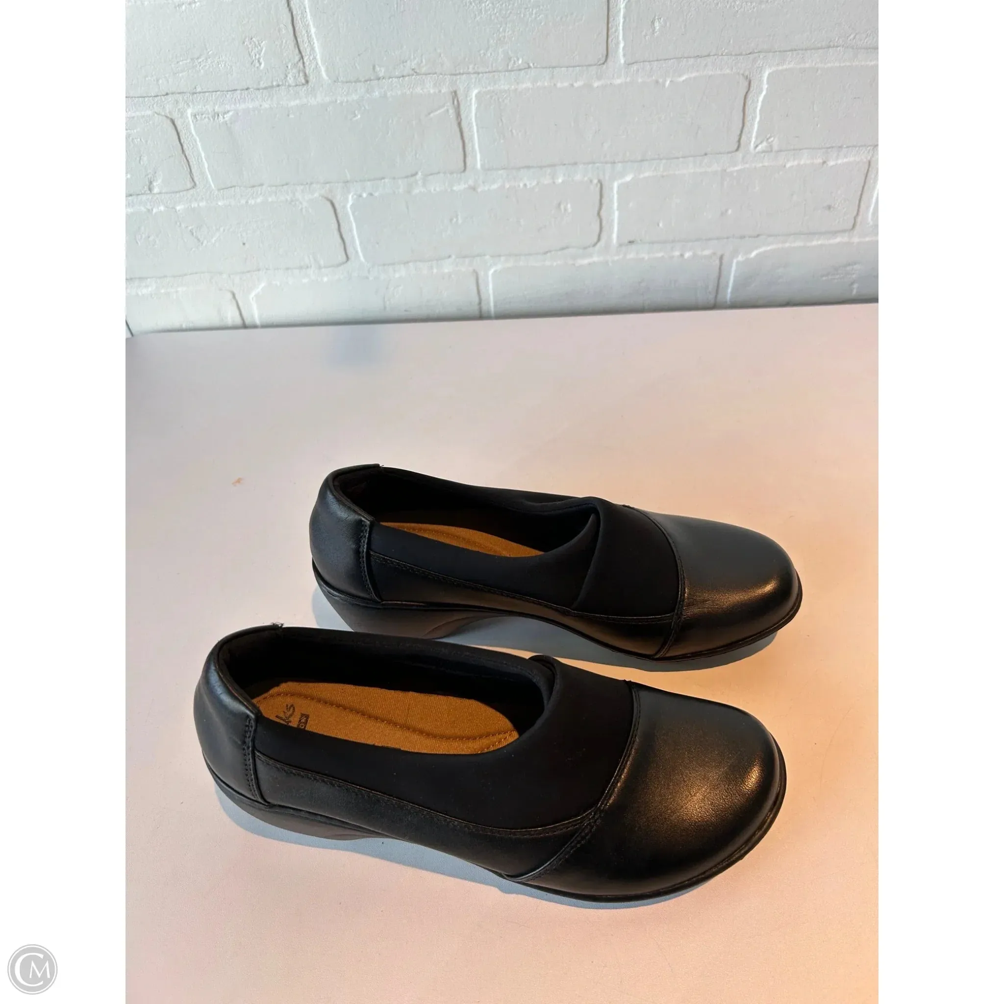 Shoes Flats By Clarks In Black, Size: 8 clarks