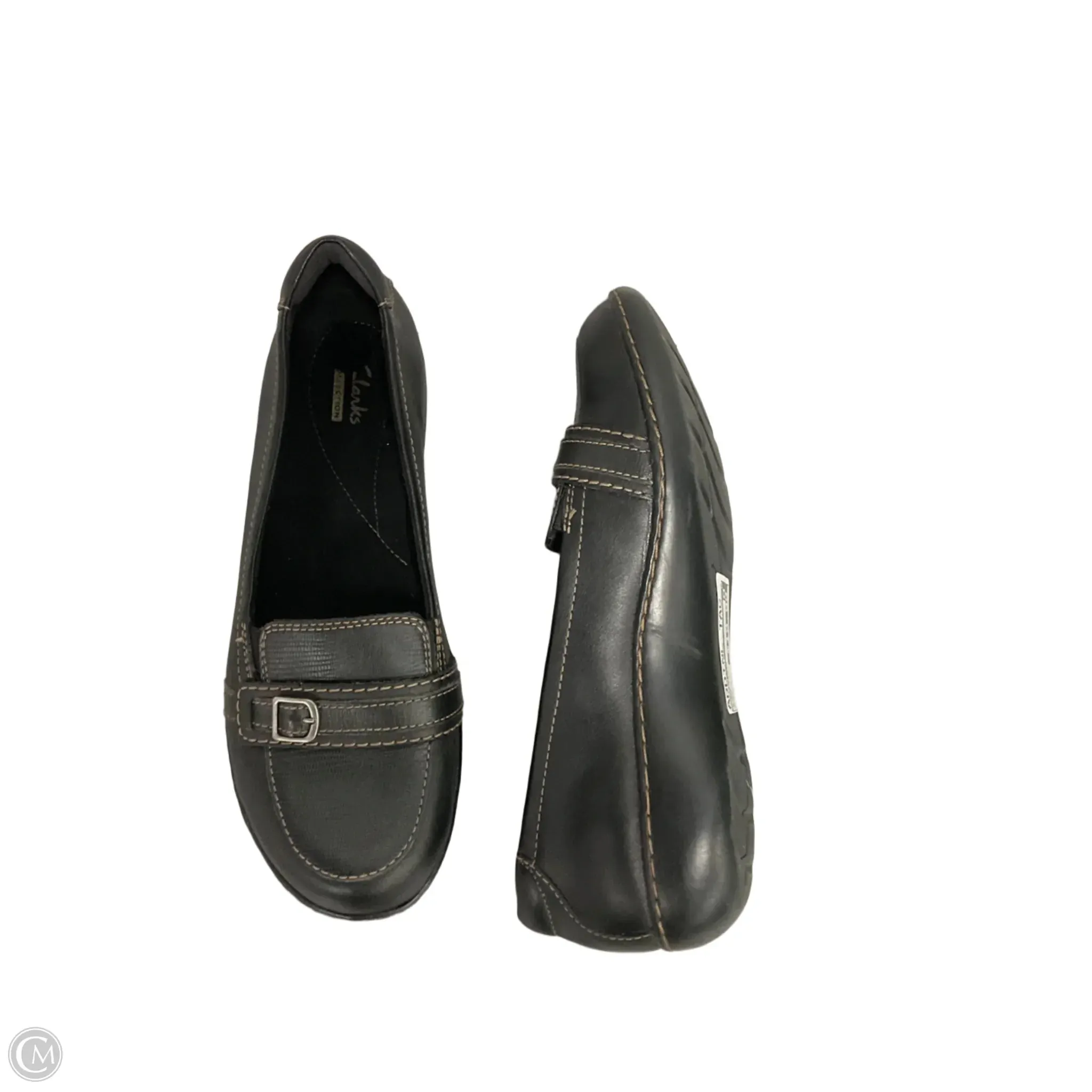 Shoes Flats By Clarks In Black, Size: 9.5 clarks