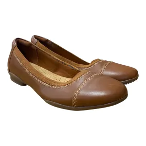 Shoes Flats By Clarks In Brown, Size:8.5 clarks