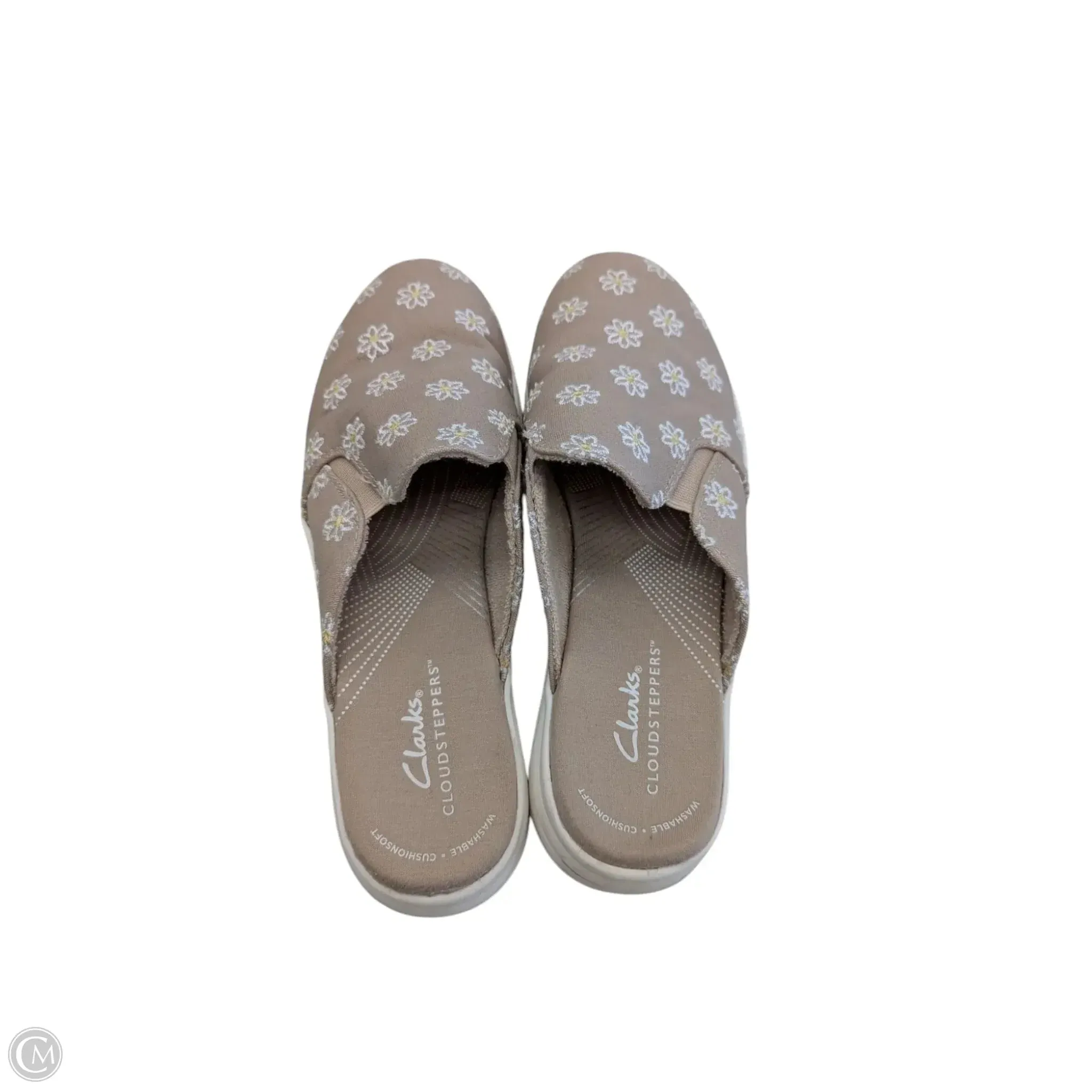 Shoes Flats By Clarks In Floral Print, Size: 7 clarks