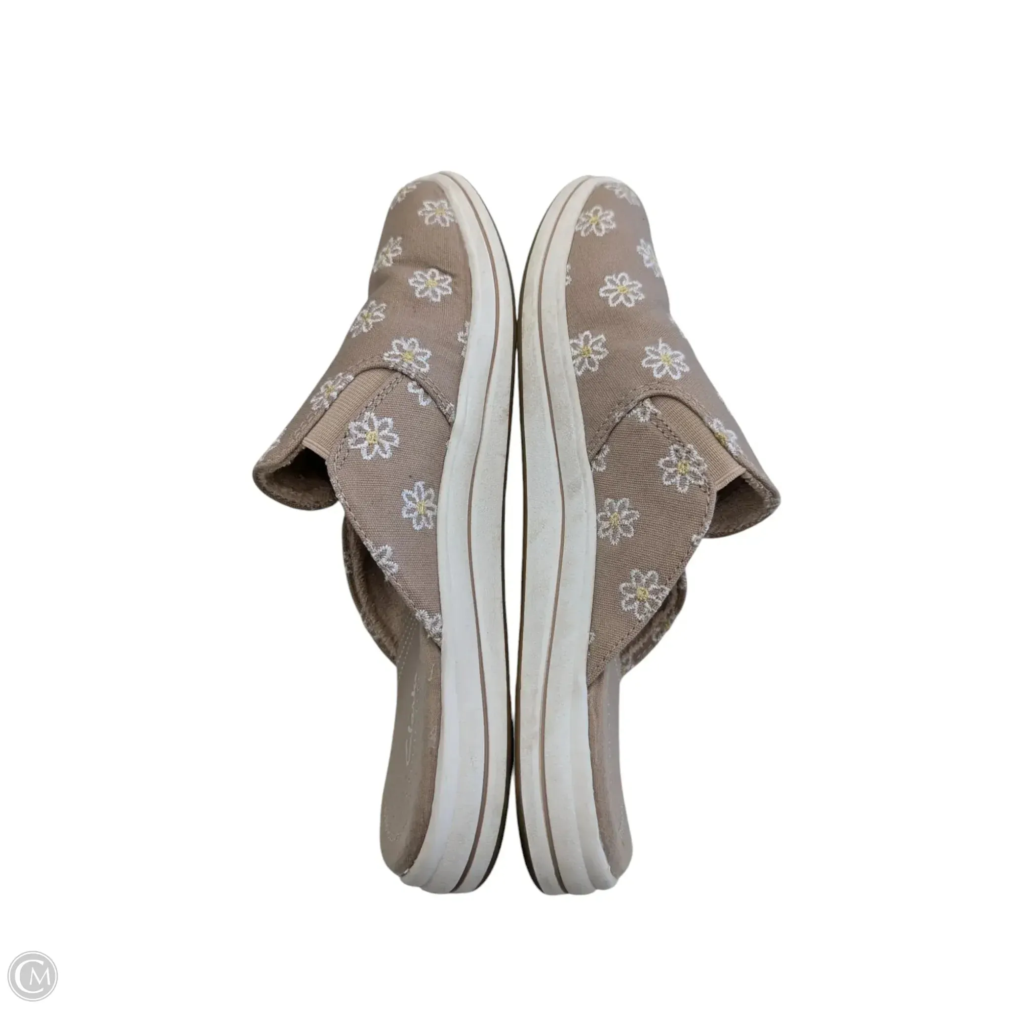 Shoes Flats By Clarks In Floral Print, Size: 7 clarks