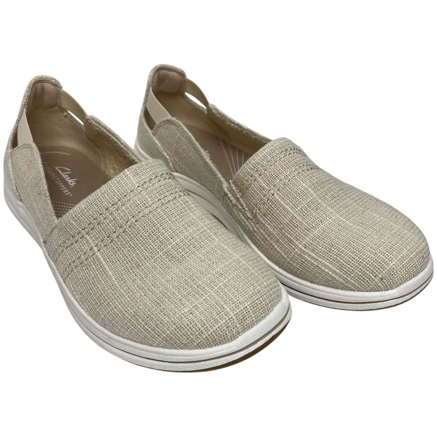 Shoes Flats By Clarks In Ivory, Size: 7 clarks