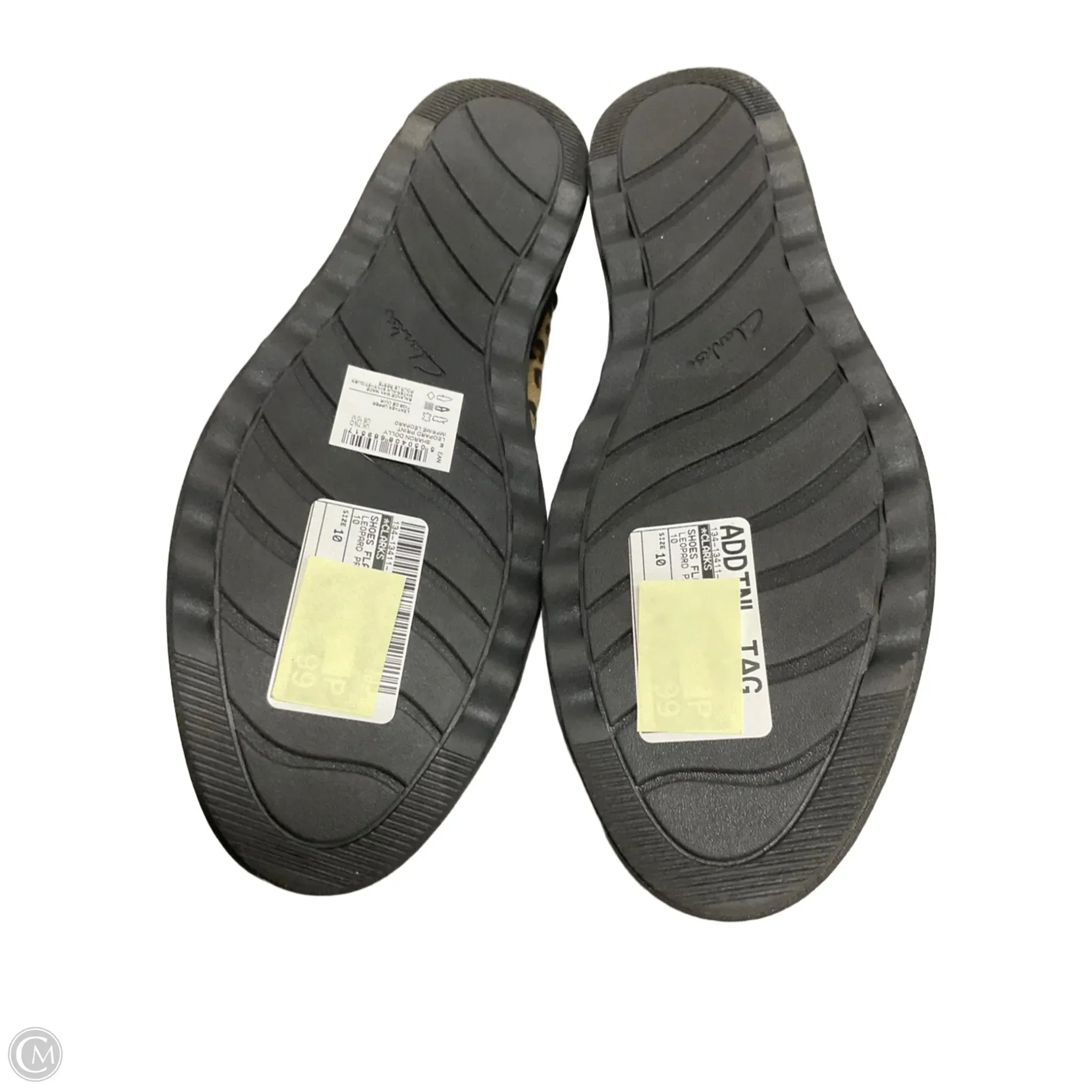 Shoes Flats By Clarks In Leopard Print, Size: 10 clarks