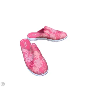 Shoes Flats By Clarks In Pink & White, Size: 9 clarks