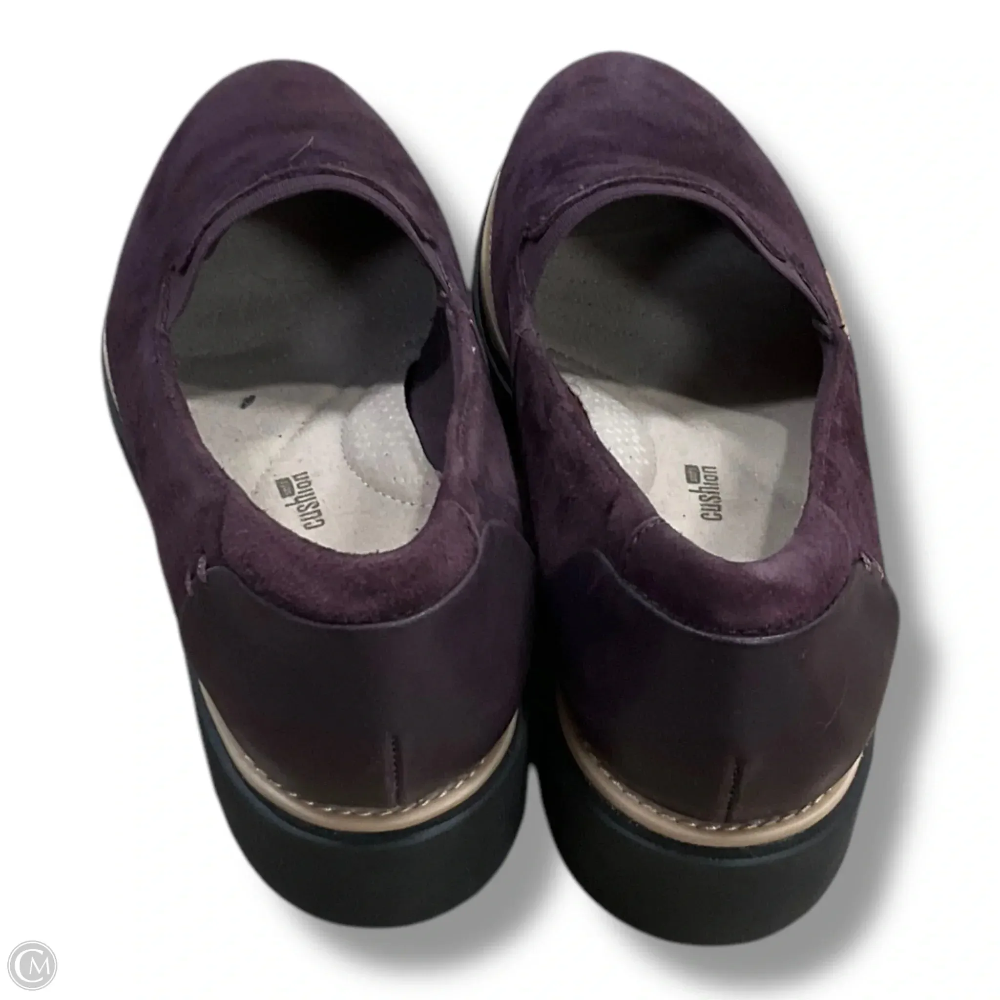 Shoes Flats By Clarks In Purple, Size: 6.5 clarks
