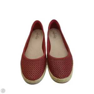 Shoes Flats By Clarks In Red, Size: 8 clarks