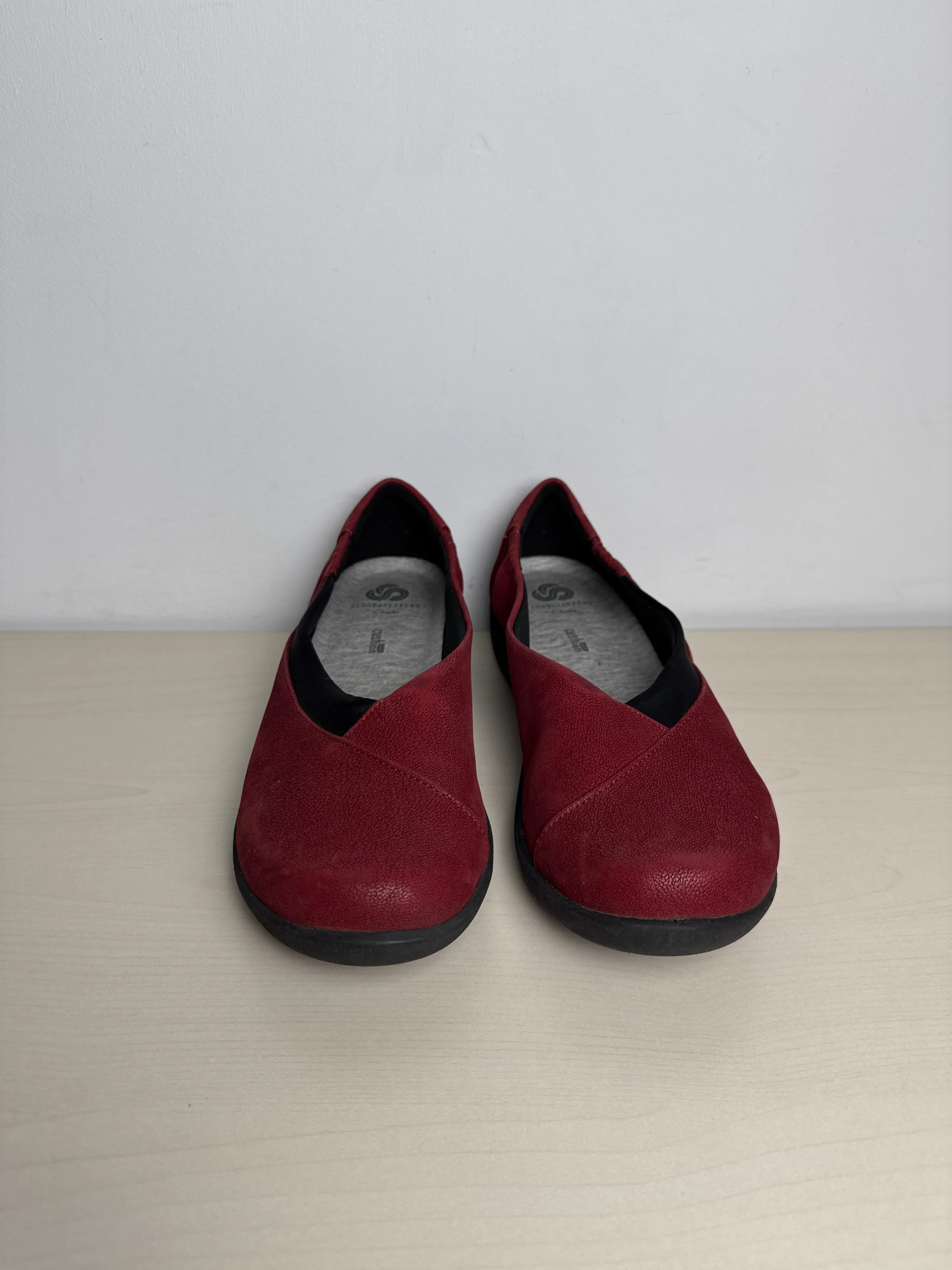 Shoes Flats By Clarks In Red, Size: 8.5 clarks