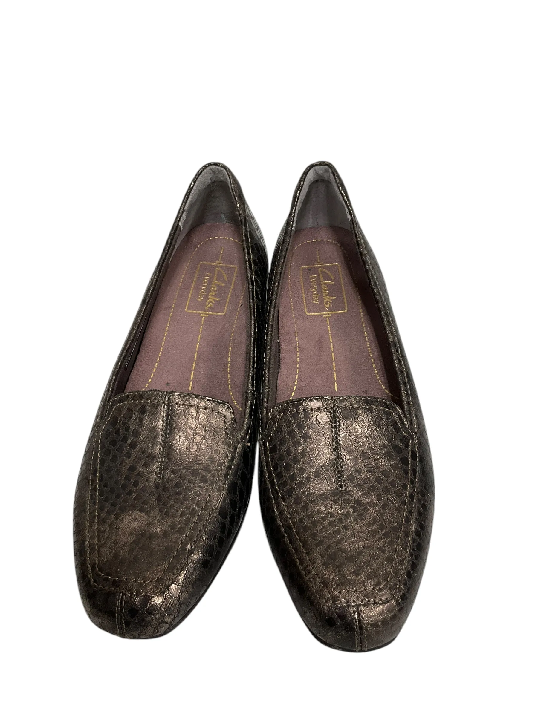 Shoes Heels Block By Clarks In Brown, Size: 6.5 clarks