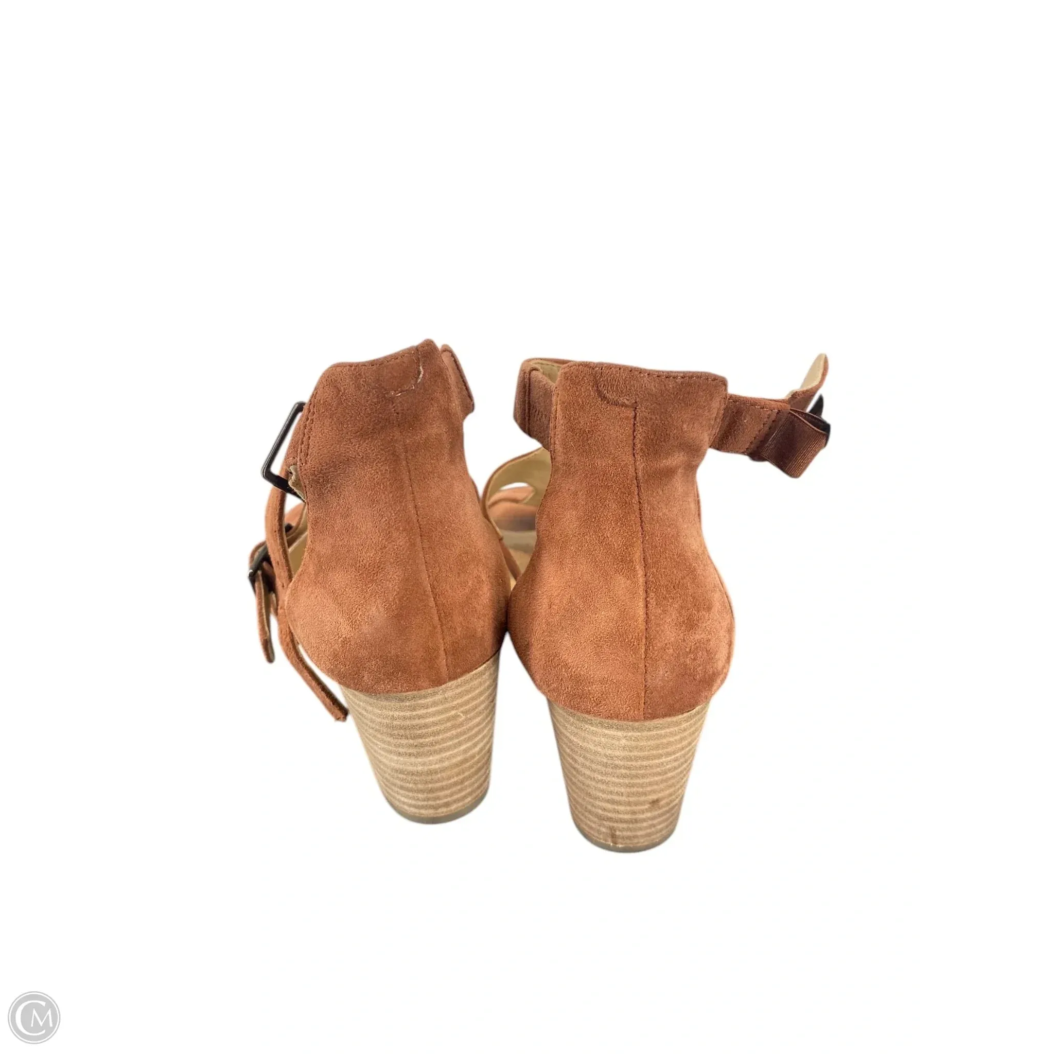 Shoes Heels Block By Clarks In Maroon, Size: 8.5 clarks