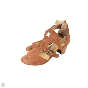 Shoes Heels Block By Clarks In Maroon, Size: 8.5 clarks