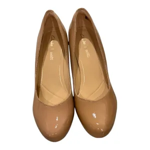 Shoes Heels Block By Clarks In Peach, Size:10 clarks