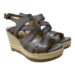 Shoes Heels Wedge By Clarks In Brown, Size:10 clarks