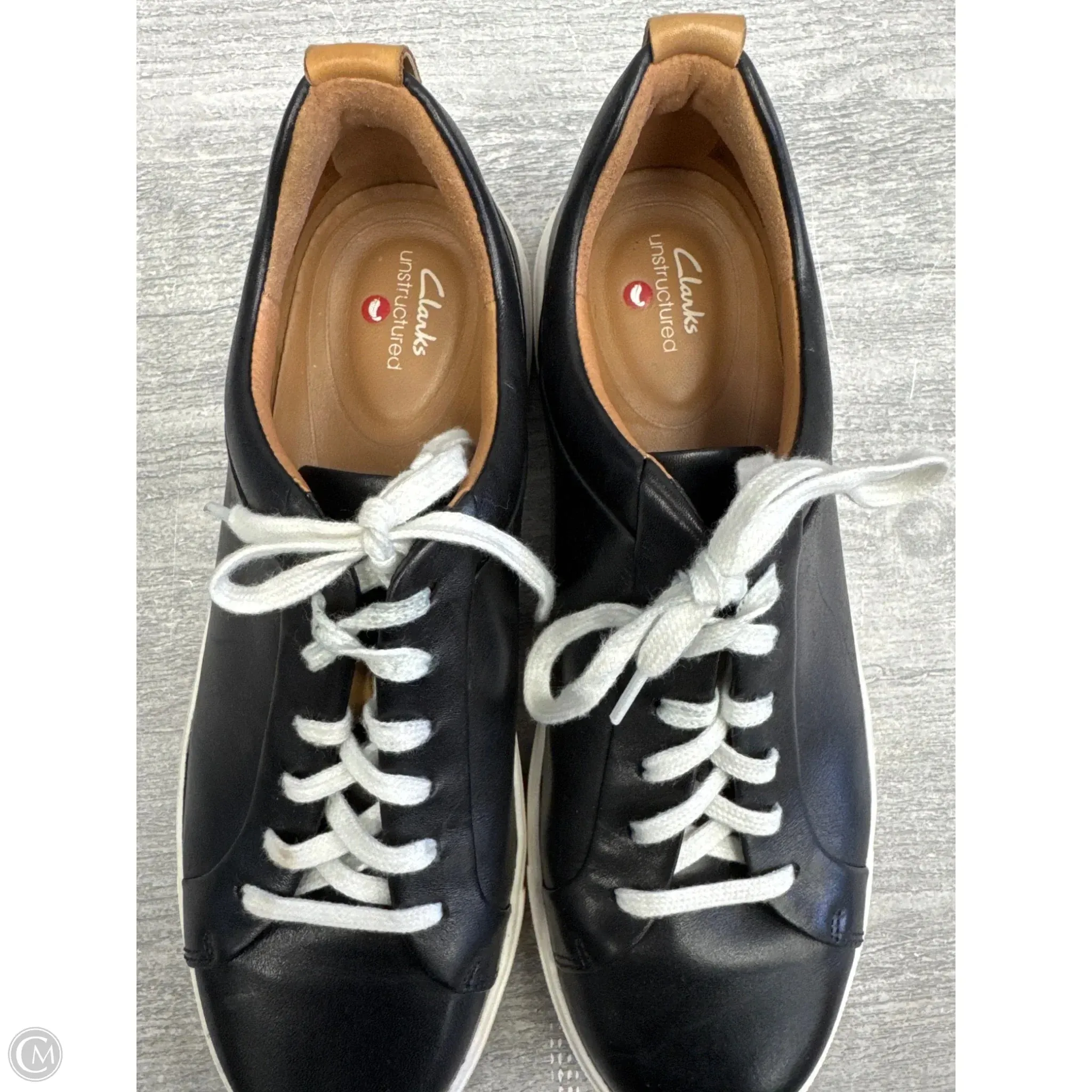 Shoes Sneakers By Clarks In Black, Size: 7.5 clarks