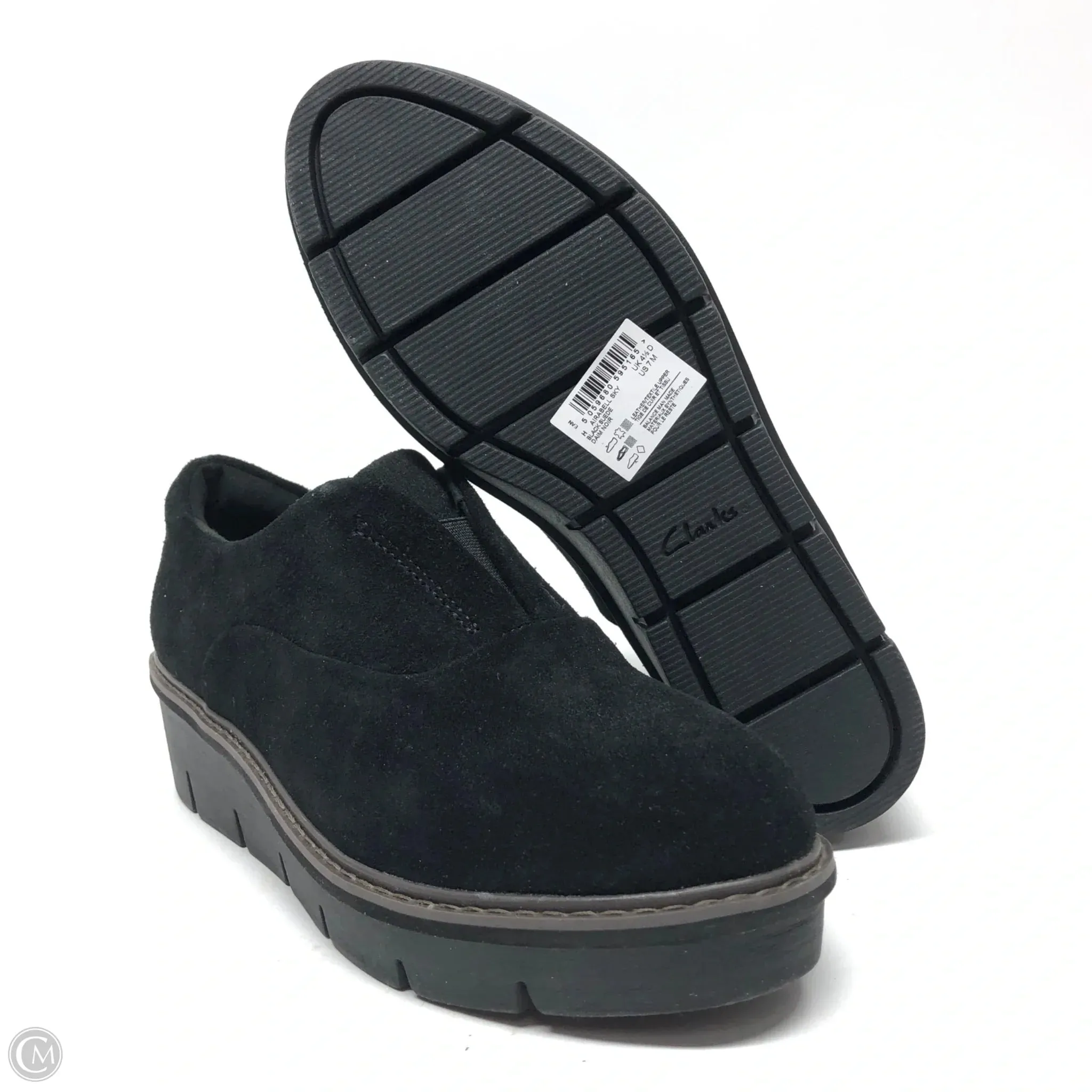 Shoes Sneakers Platform By Clarks In Black, Size: 7 clarks