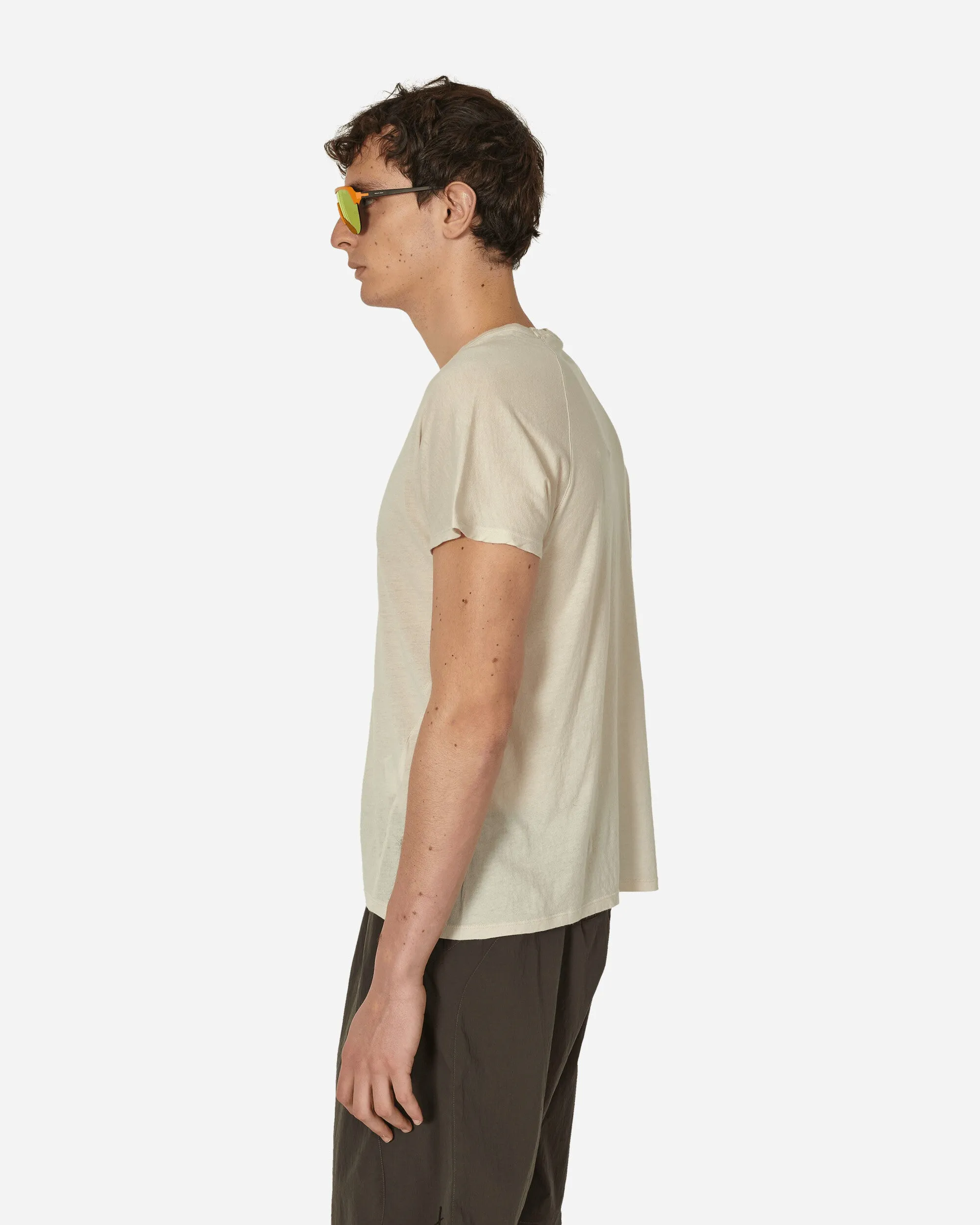 Shoulderless T-Shirt Dust White