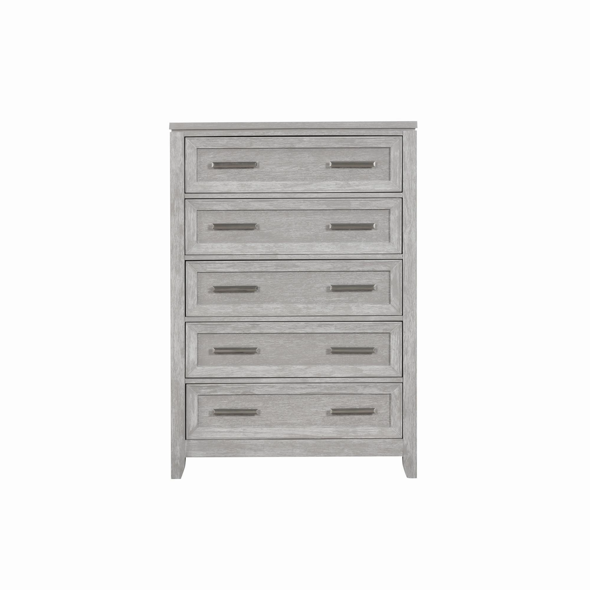 Silverwood 5-Drawer Chest - Mist Grey