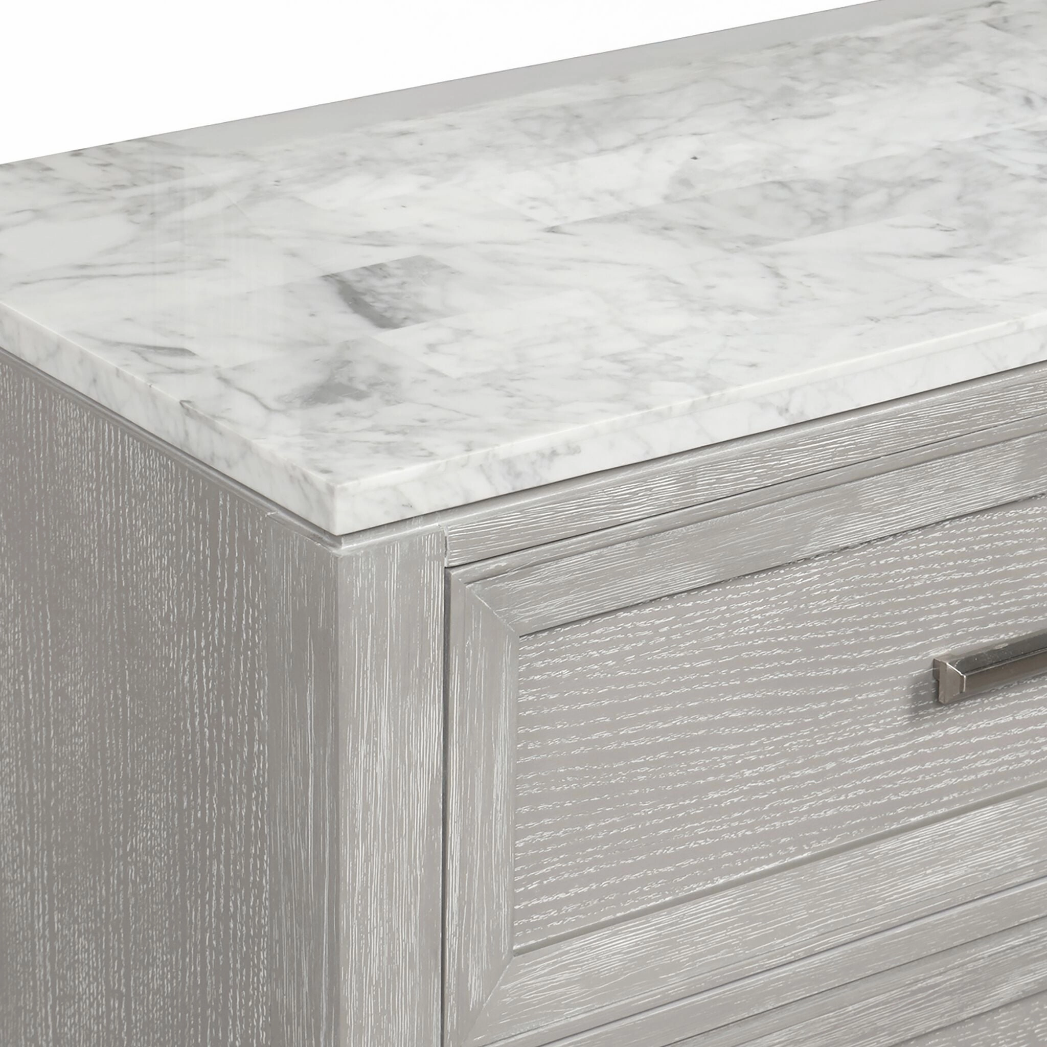 Silverwood Night Table - Mist Grey