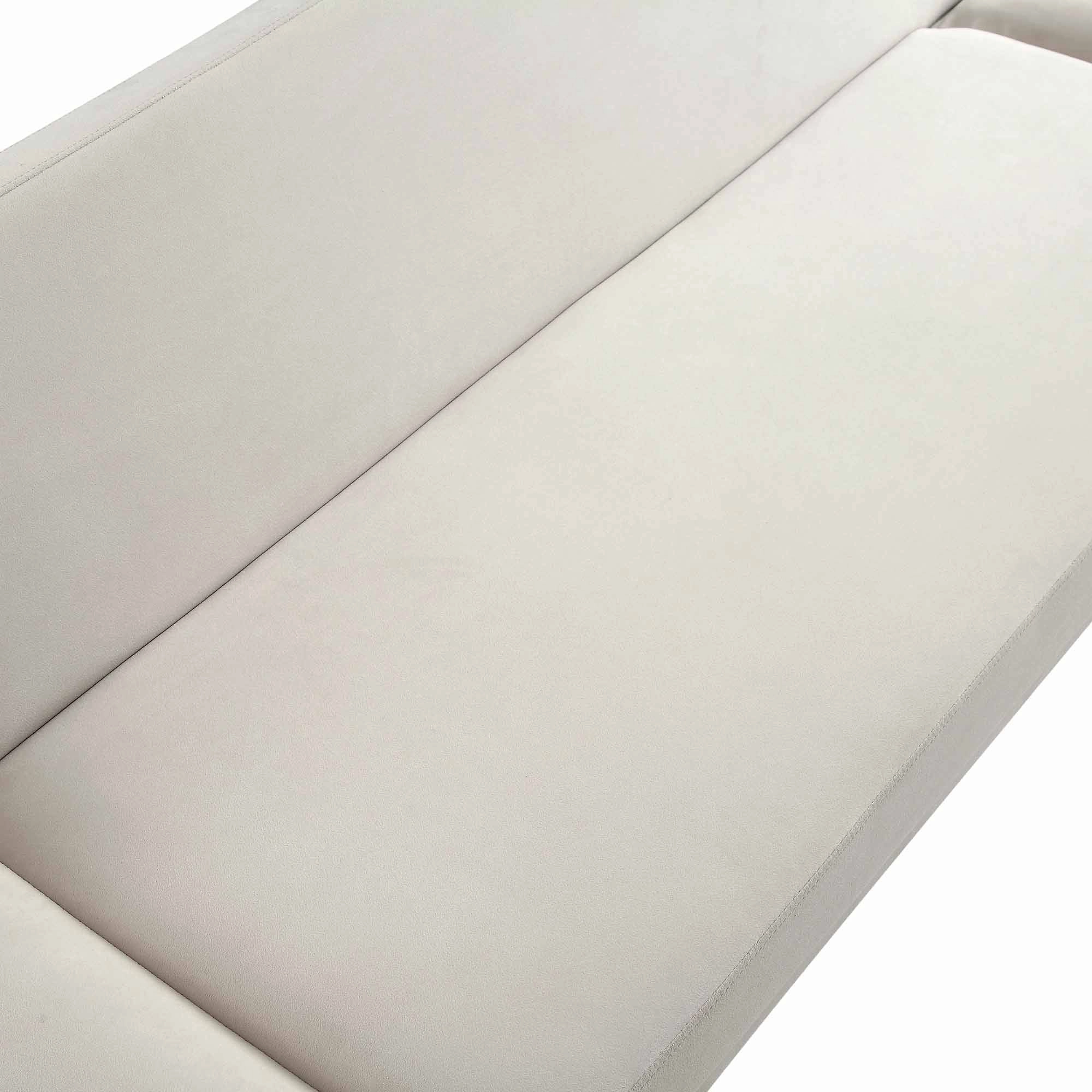 Solna 2-Seater Sofa Bed, Champagne Velvet