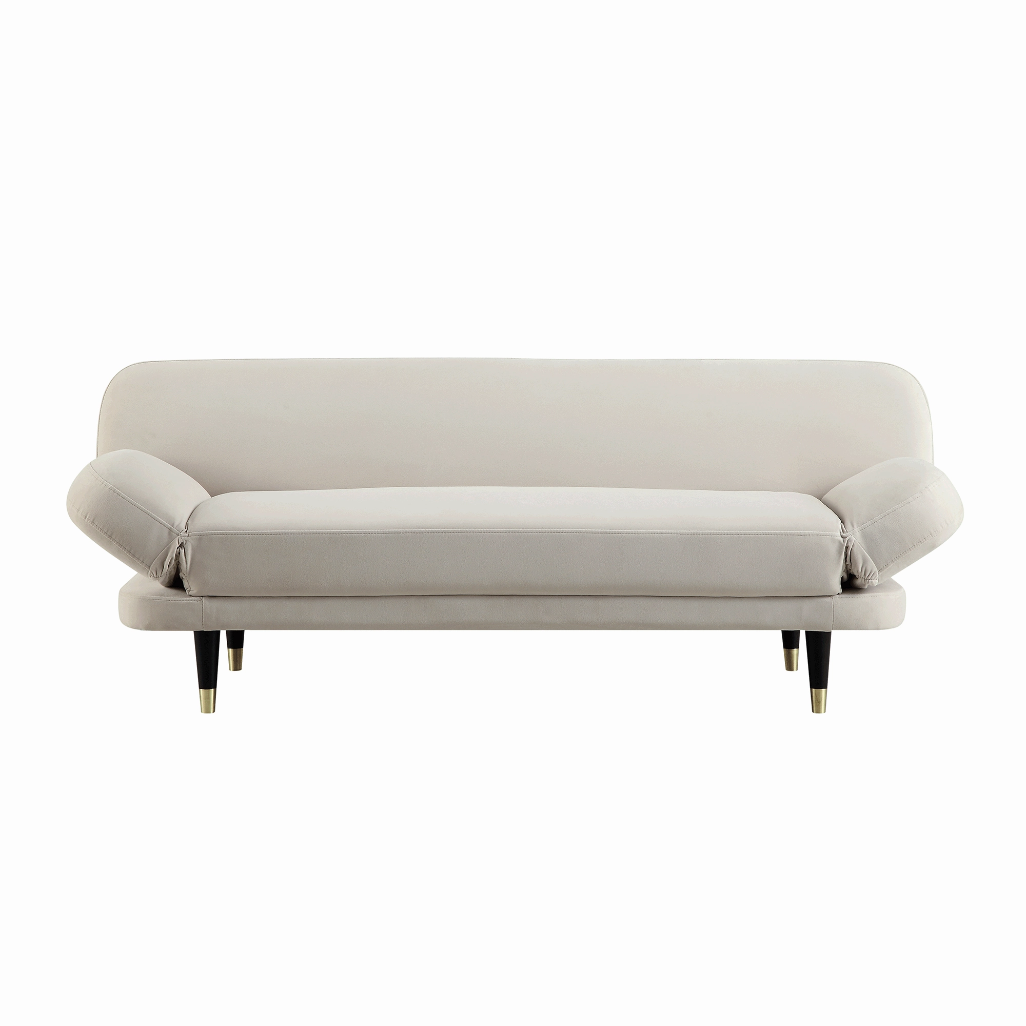 Solna 2-Seater Sofa Bed, Champagne Velvet