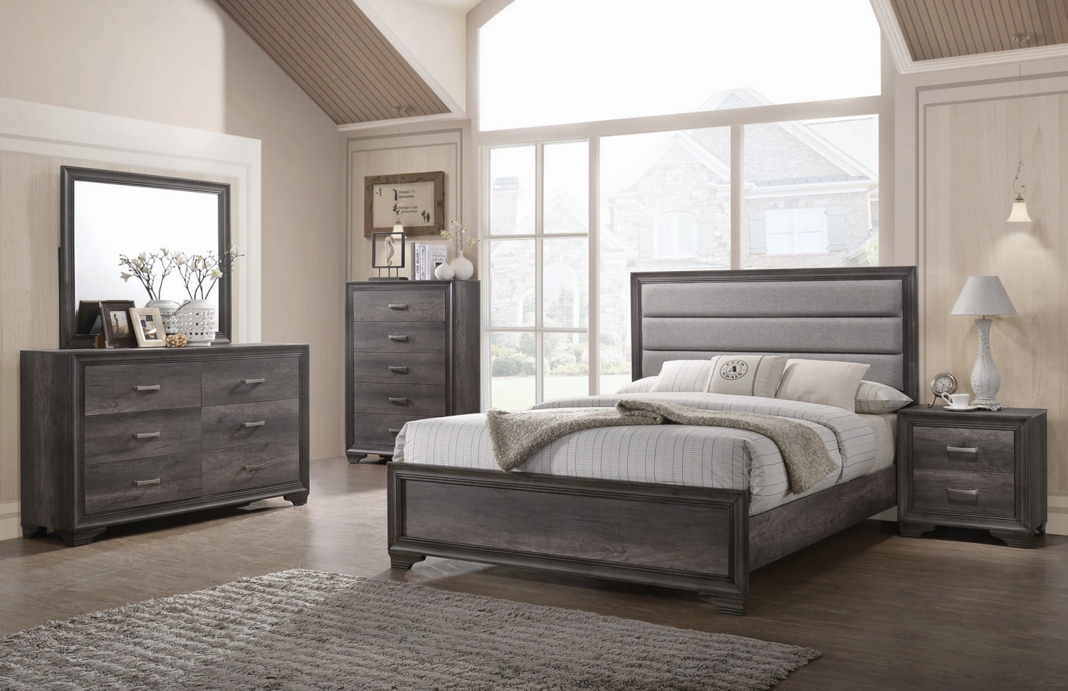 Sophie Night Table - Weathered Grey