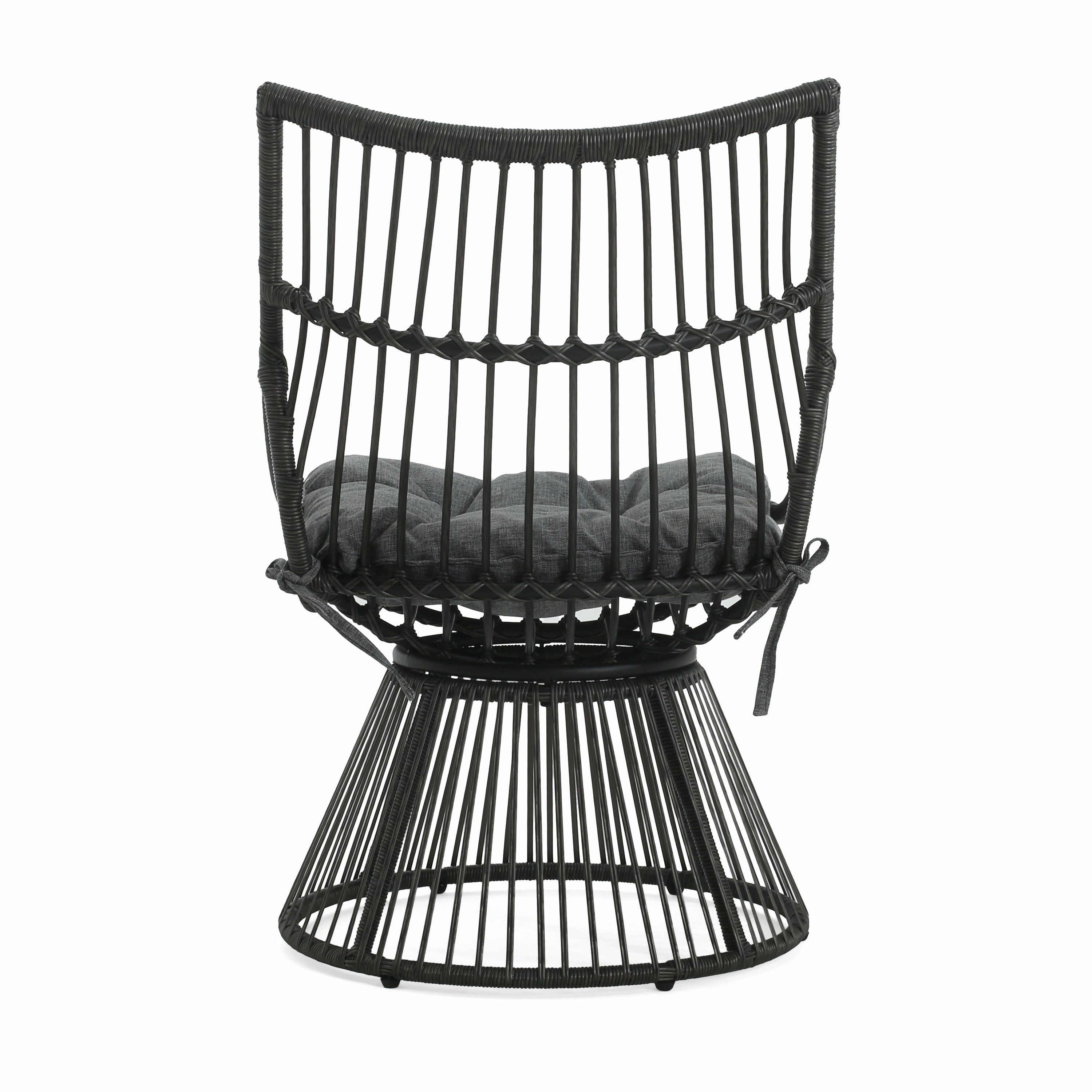 Springe Wicker Outdoor Lounge Chair with Cushions