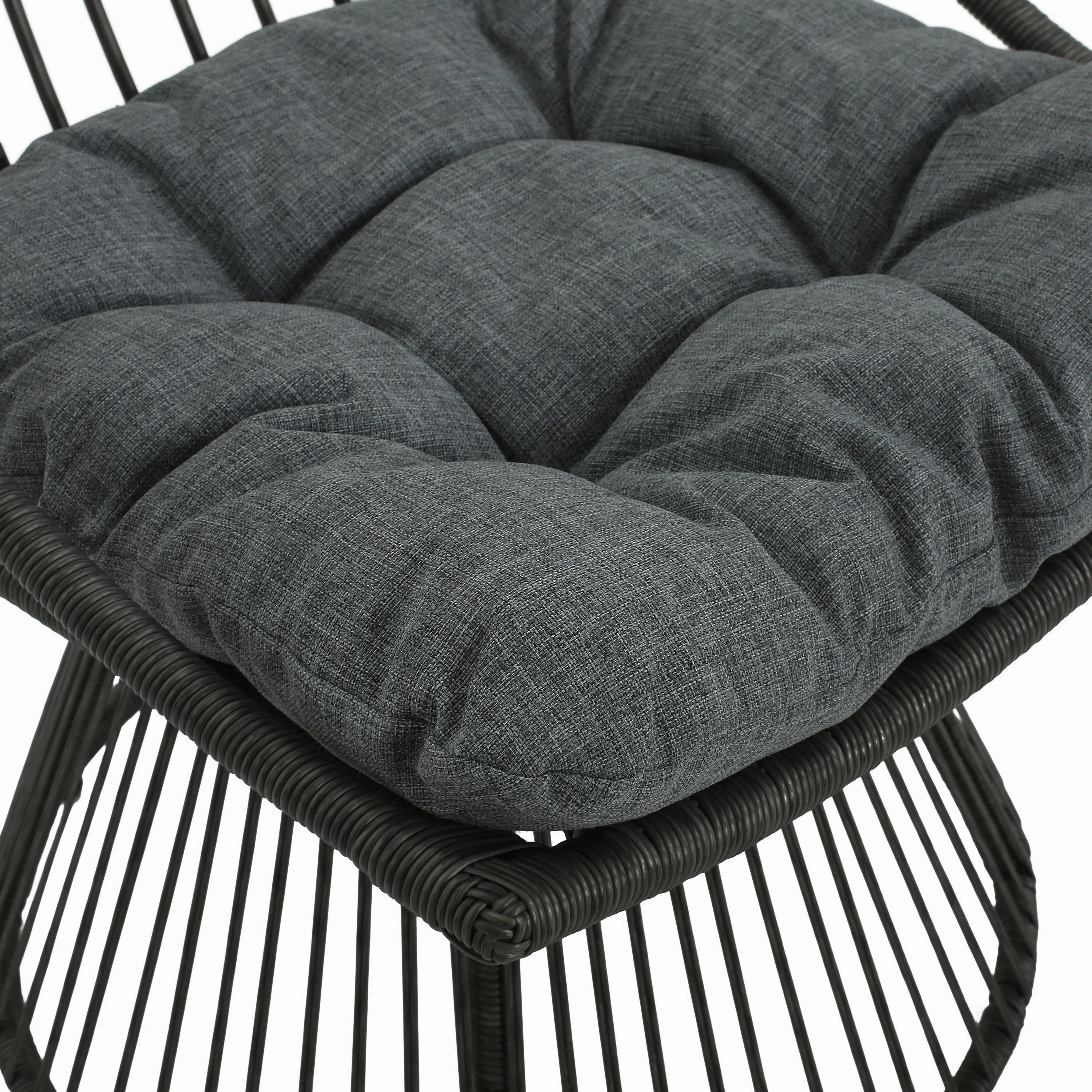 Springe Wicker Outdoor Lounge Chair with Cushions