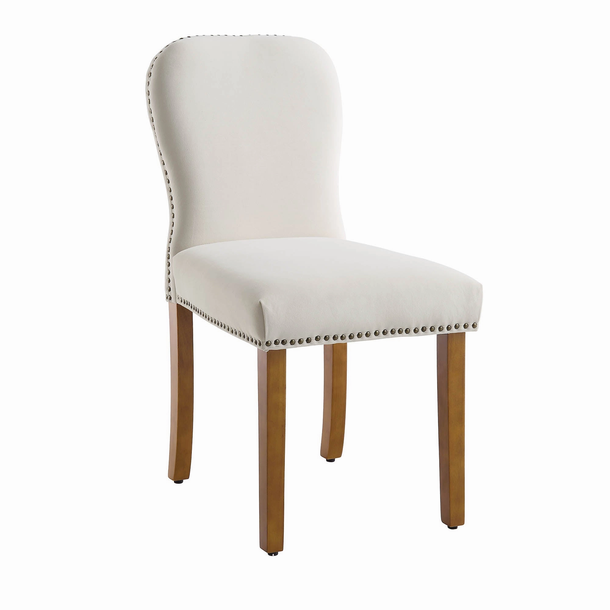 Stanway Set of 2 Champagne Velvet Dining Chairs