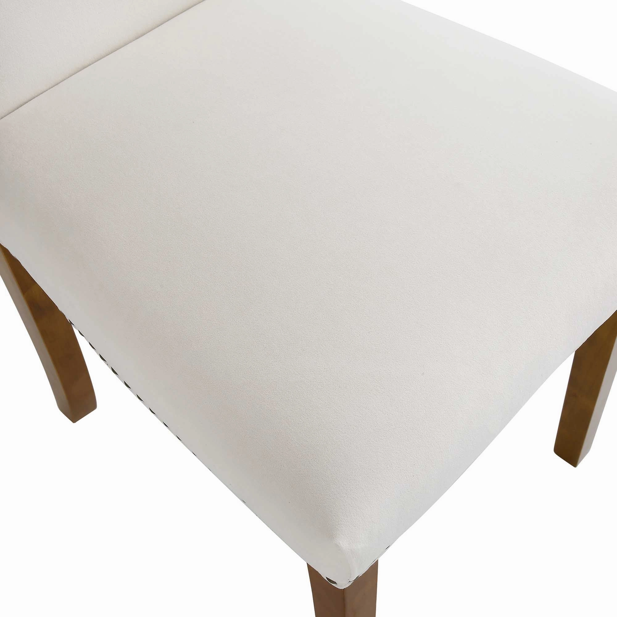 Stanway Set of 2 Champagne Velvet Dining Chairs