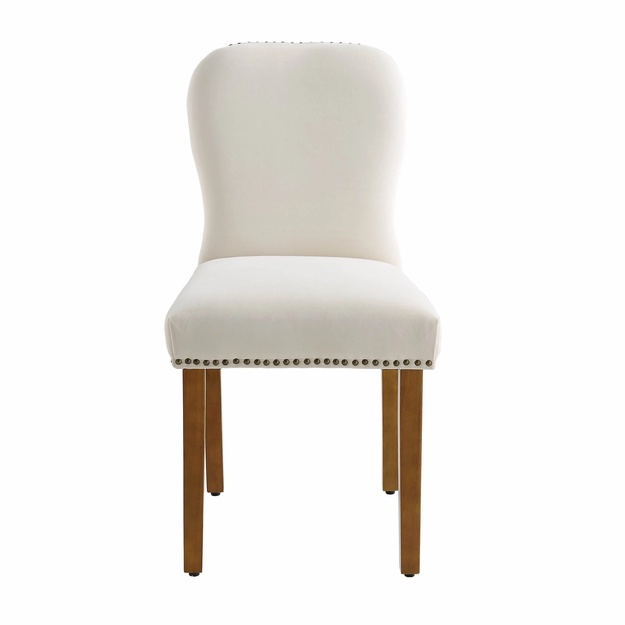 Stanway Set of 2 Champagne Velvet Dining Chairs