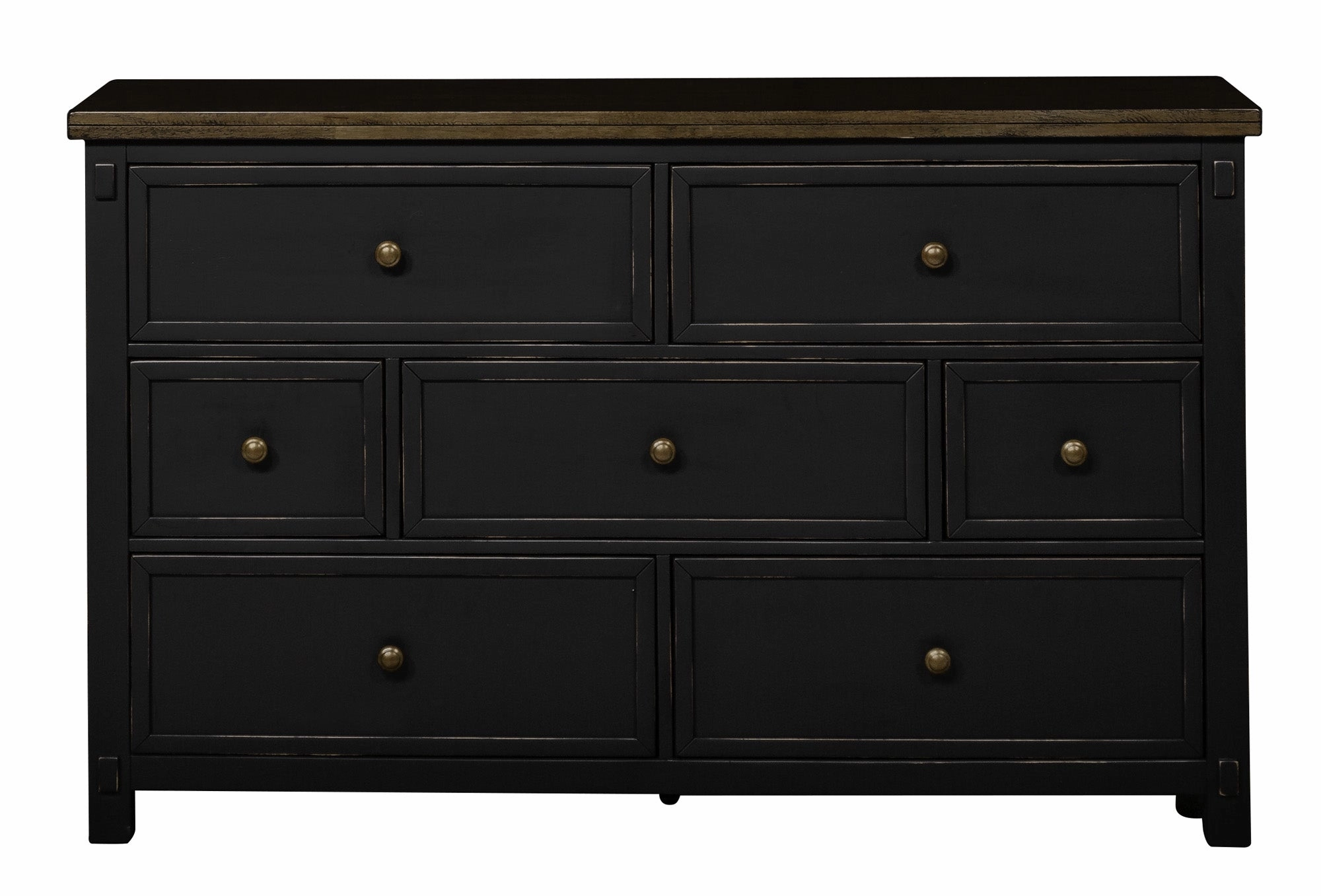 Stormy Ridge 7-Drawer Dresser - Slate Black, Chicory