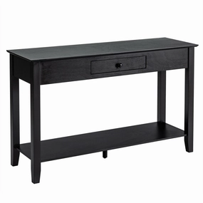 Stylish & Practical Design Console Table with Drawer cowhide rug, animal hide rug