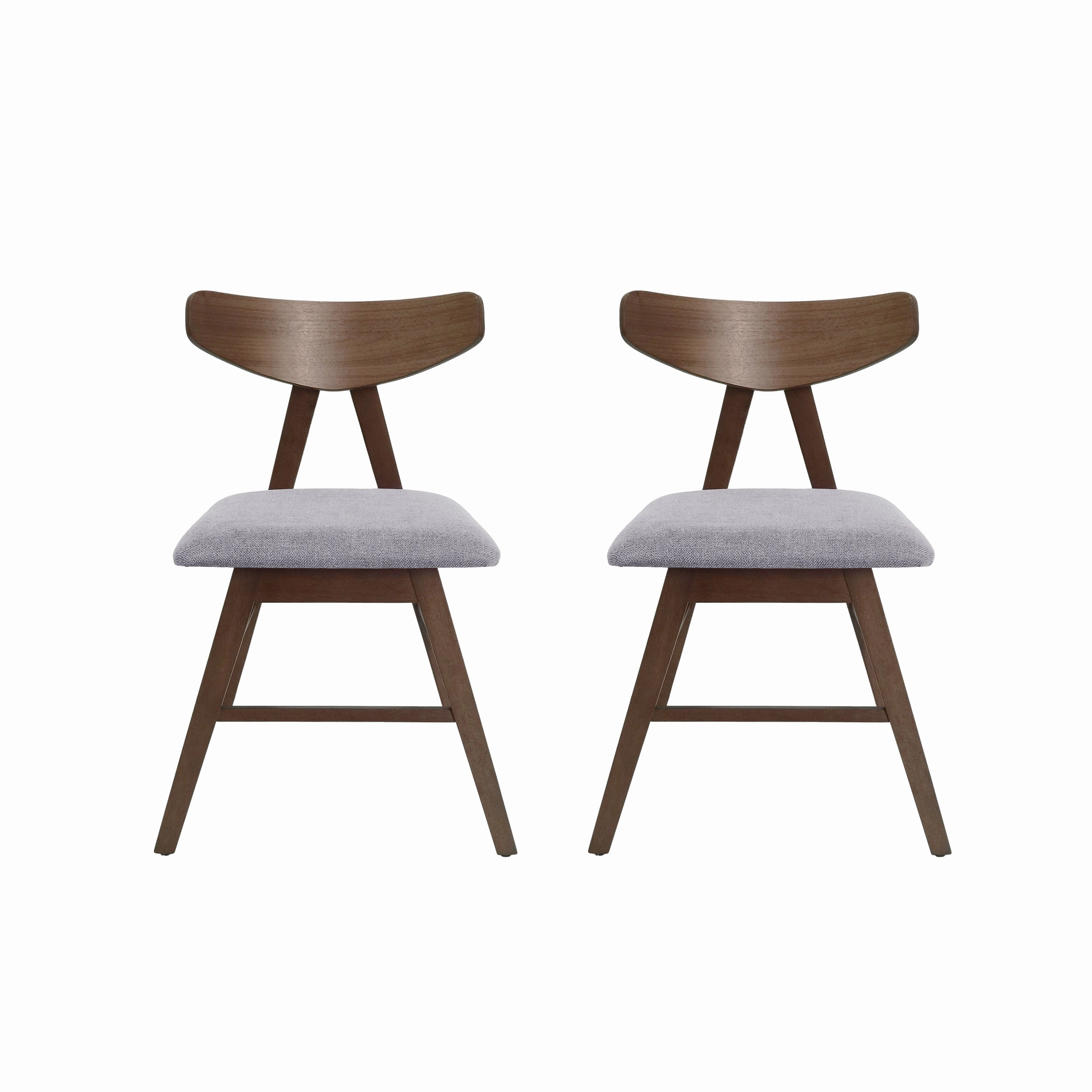 Sunapee Mid Century Modern Fabric Upholstered Wood Dining Chairs, Set of 2 kitchen accessories, table linens