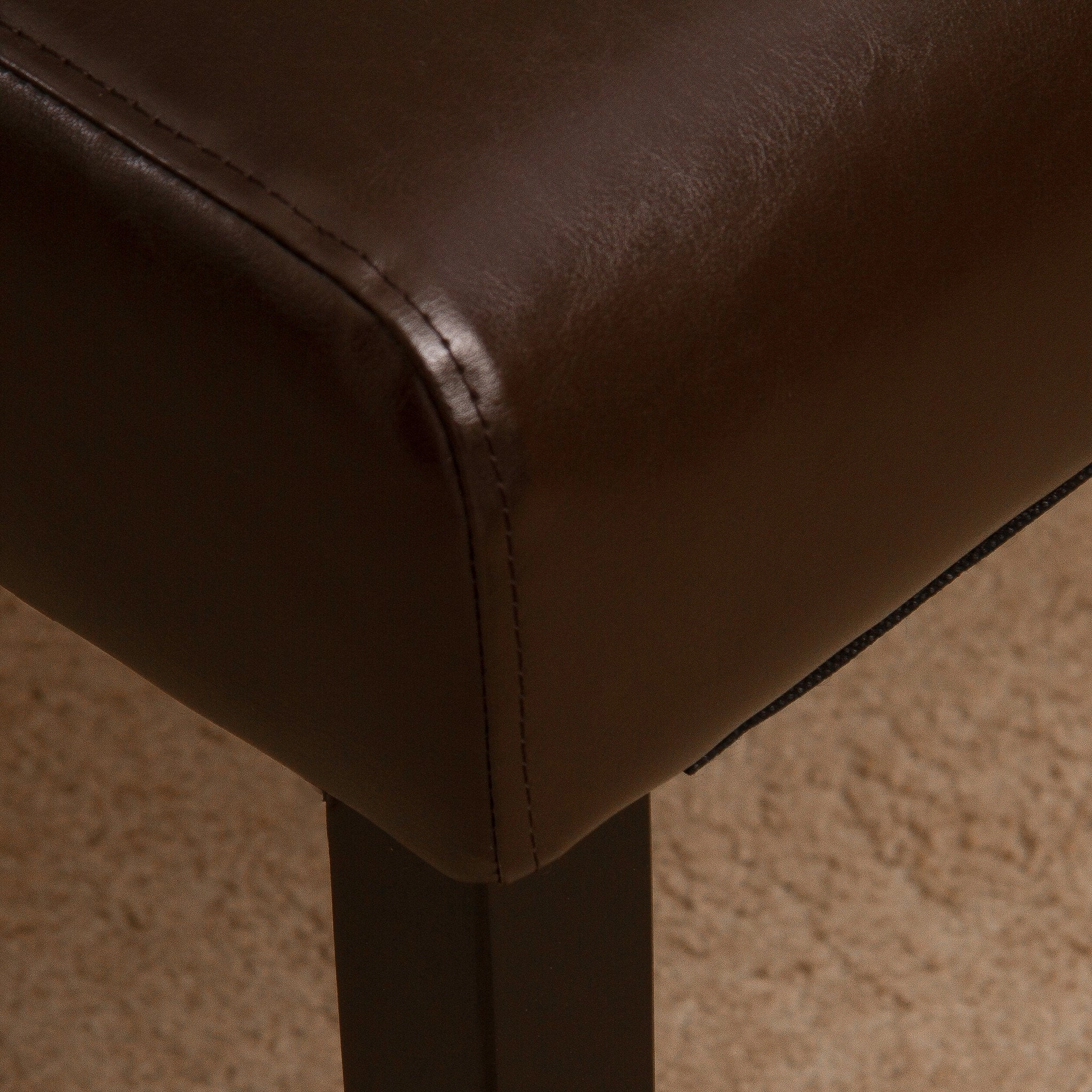 T-Stitch Leather Dining Chairs (Set of 2) - NH818812
