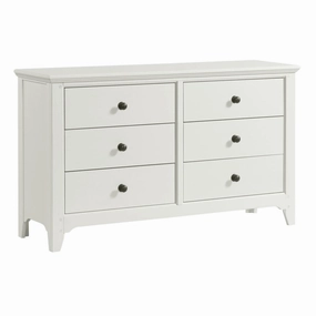 Tahoe 6-Drawer Dresser - Sea Shell