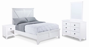 Tahoe 6-Piece Queen Bedroom Package - Sea Shell