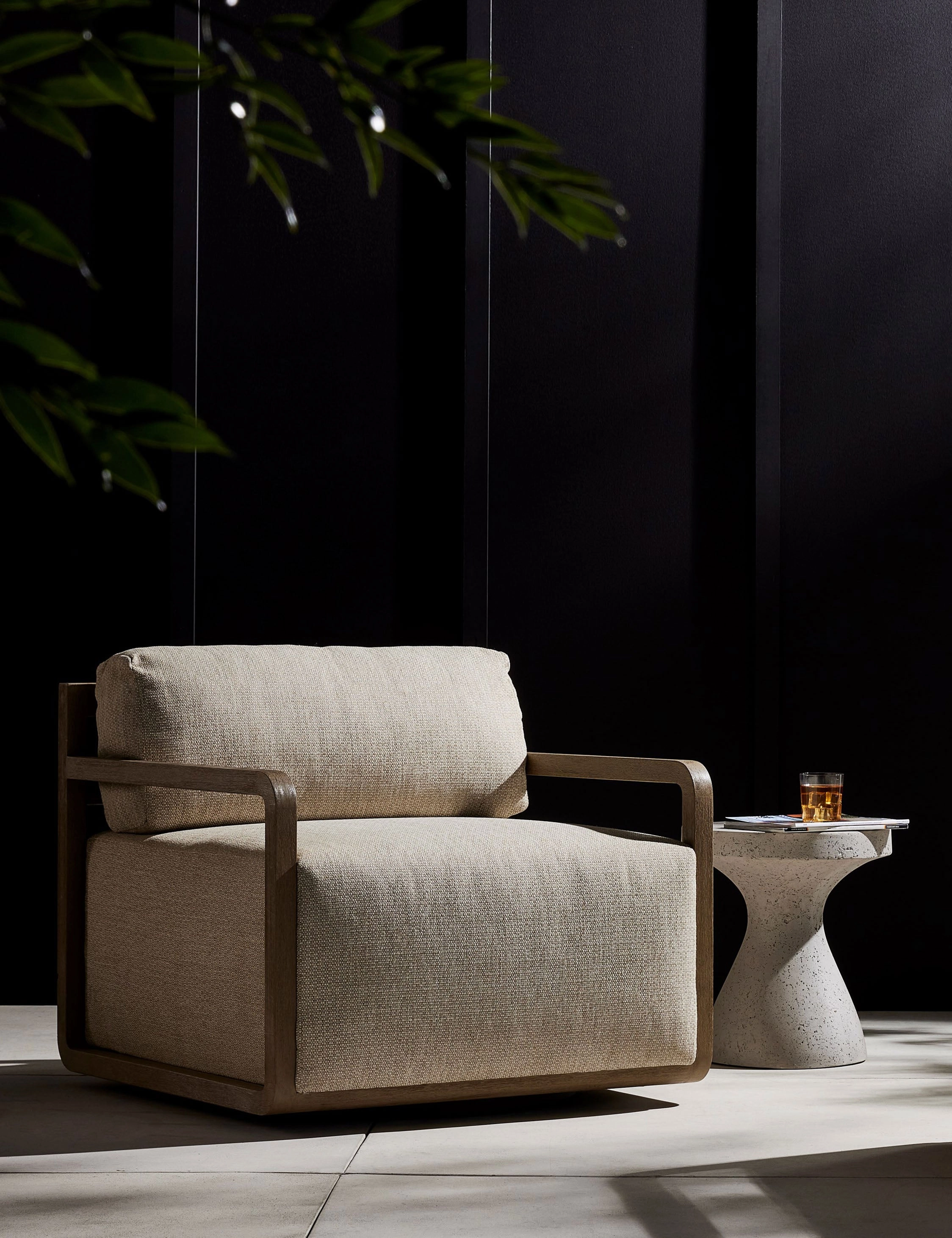 Tamika Indoor / Outdoor Swivel Chair