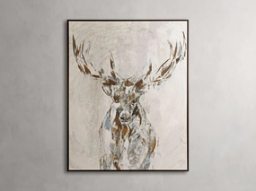 Through the Blizzard Framed Print