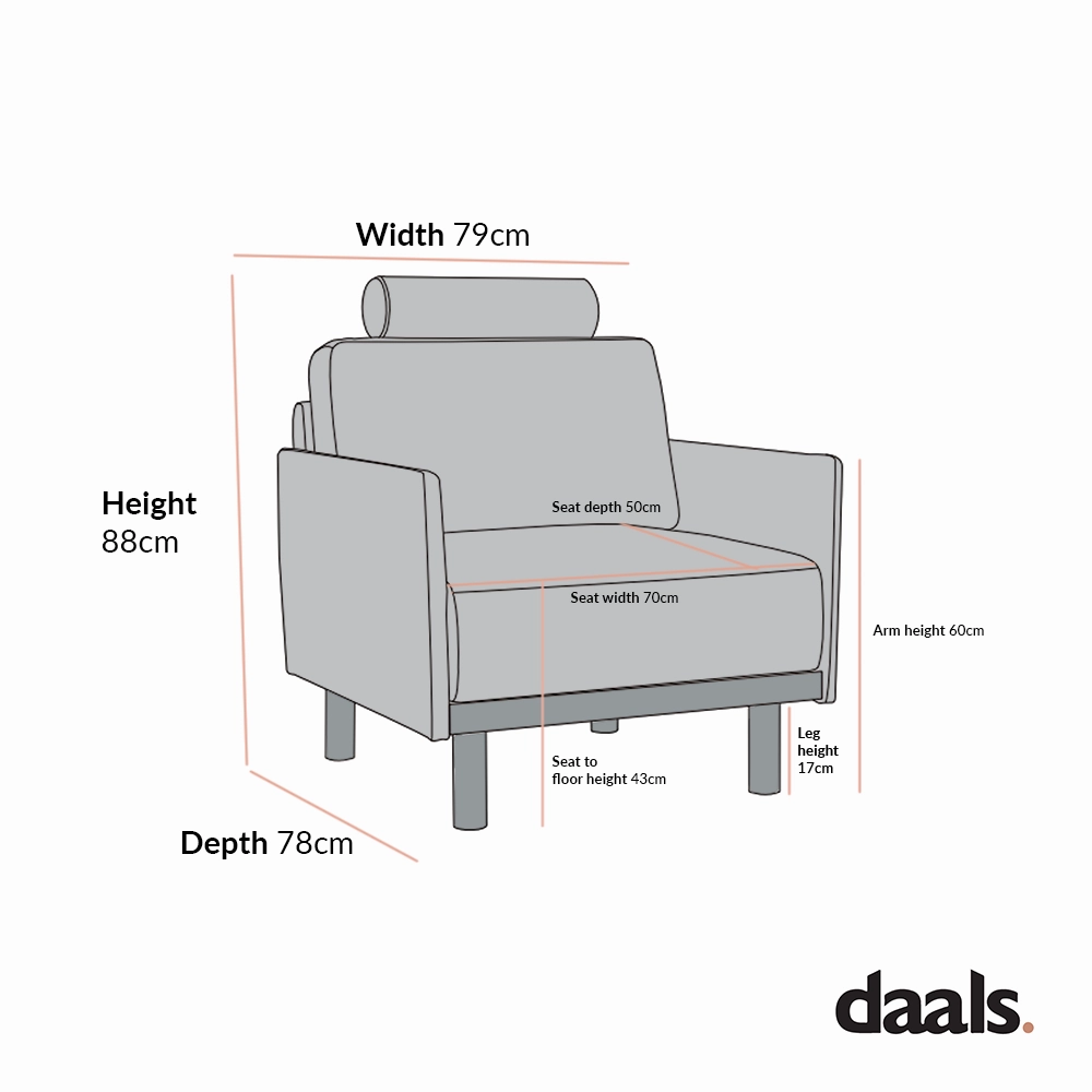 Timber Grey Marl Fabric Armchair