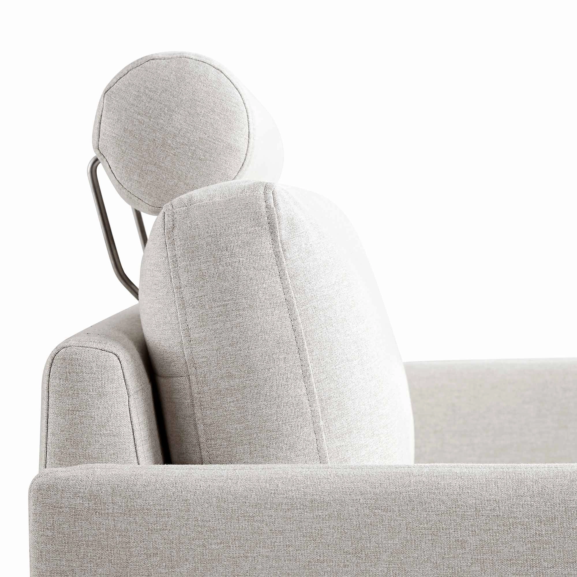 Timber Oatmeal Fabric Armchair