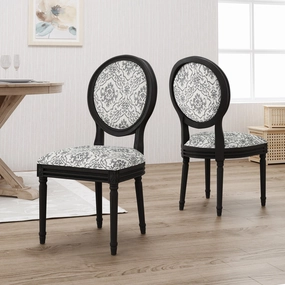 Traditional Fabric Upholstered Dining Chairs with Wood Frame (Set of 2) - NH966503 kitchen accessories, table linens