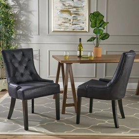Traditional Microfiber Dining Chairs (Set of 2) - NH948403 kitchen accessories, table linens