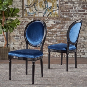 Traditional New Velvet Dining Chairs (Set of 2) - NH899103 kitchen accessories, table linens