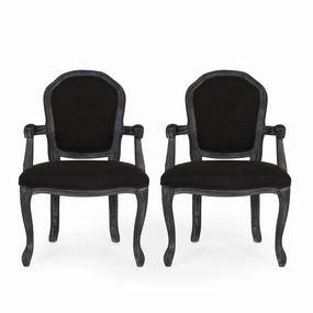 Traditional Upholstered Dining Chairs, Set of 2 - NH985413 kitchen accessories, table linens
