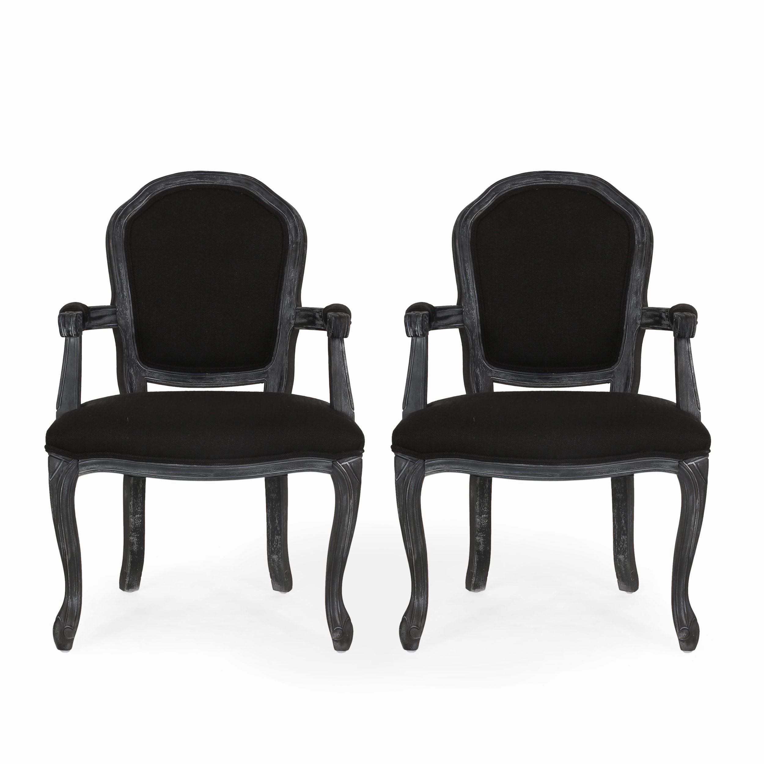 Traditional Upholstered Dining Chairs, Set of 2 - NH985413 kitchen accessories, table linens