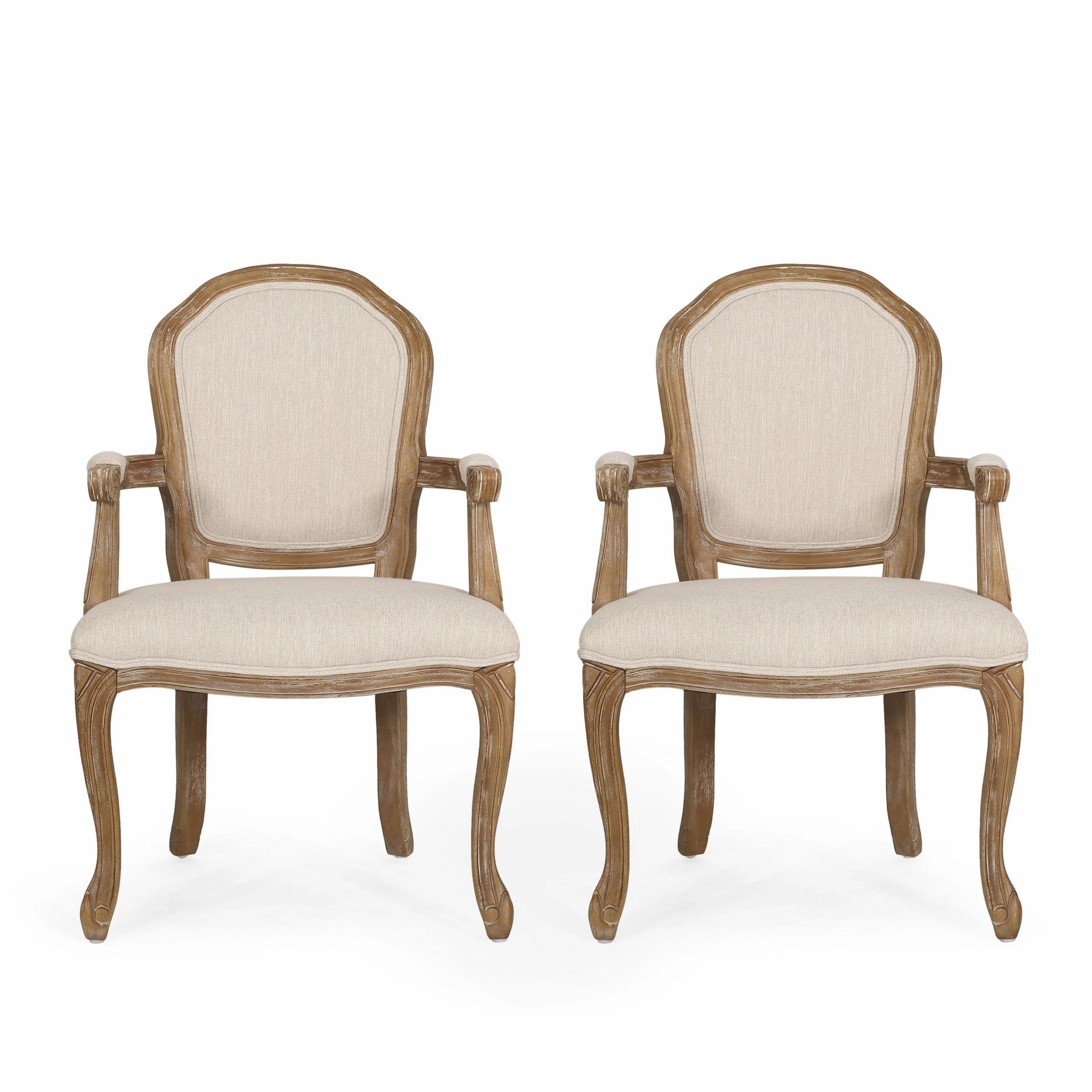 Traditional Upholstered Dining Chairs, Set of 2 - NH985413