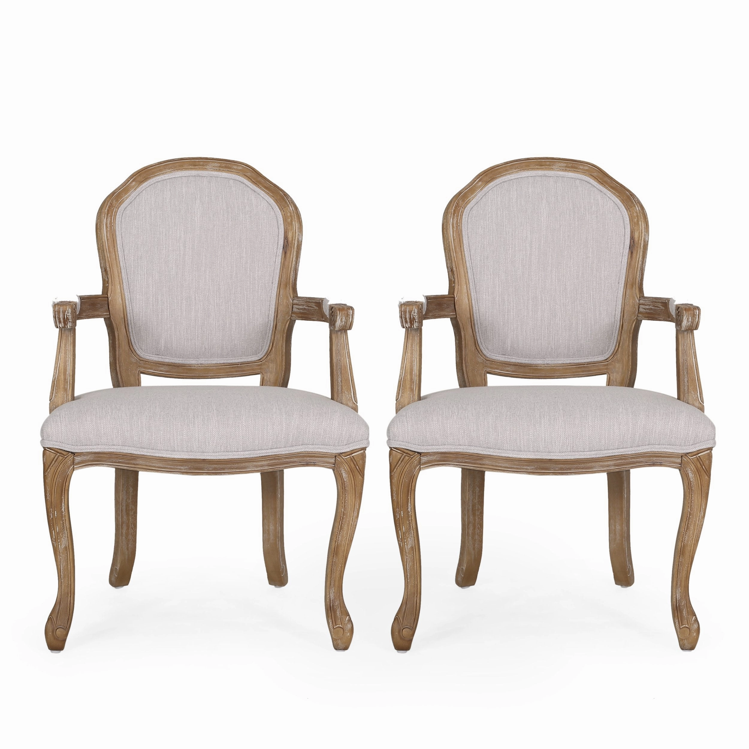 Traditional Upholstered Dining Chairs, Set of 2 - NH985413