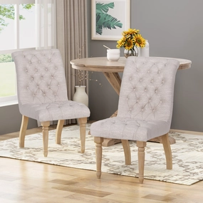 Tufted Fabric Dining Chair (Set of 2) - NH980903 kitchen accessories, table linens