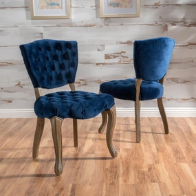 Tufted Velvet Dining Chair (set of 2) - NH478992 kitchen accessories, table linens